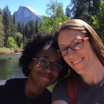 Kiva and Laurel at Yosemite